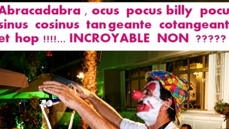 Magie et sculptures sur ballons 